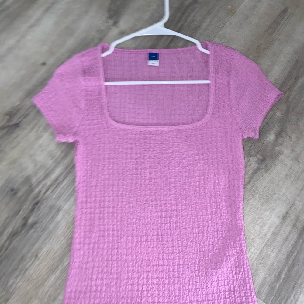 Old Navy Lilac Textured Blouse